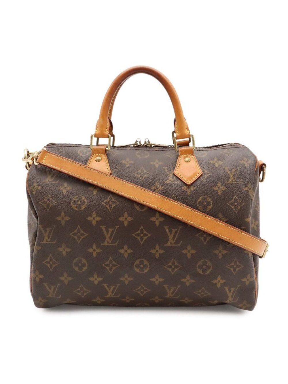 Louis Vuitton Monogram Speedy Bandouliere 30 Mini Boston Bag 2-Way